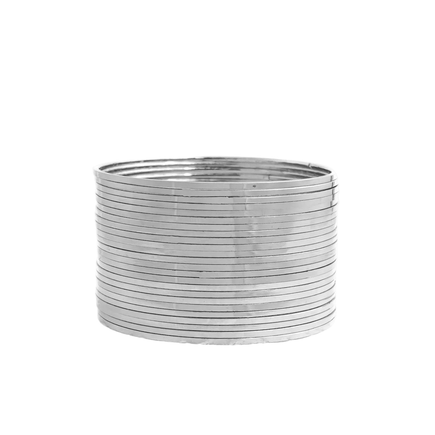 Plain Oxidized Finish Metal Bangles