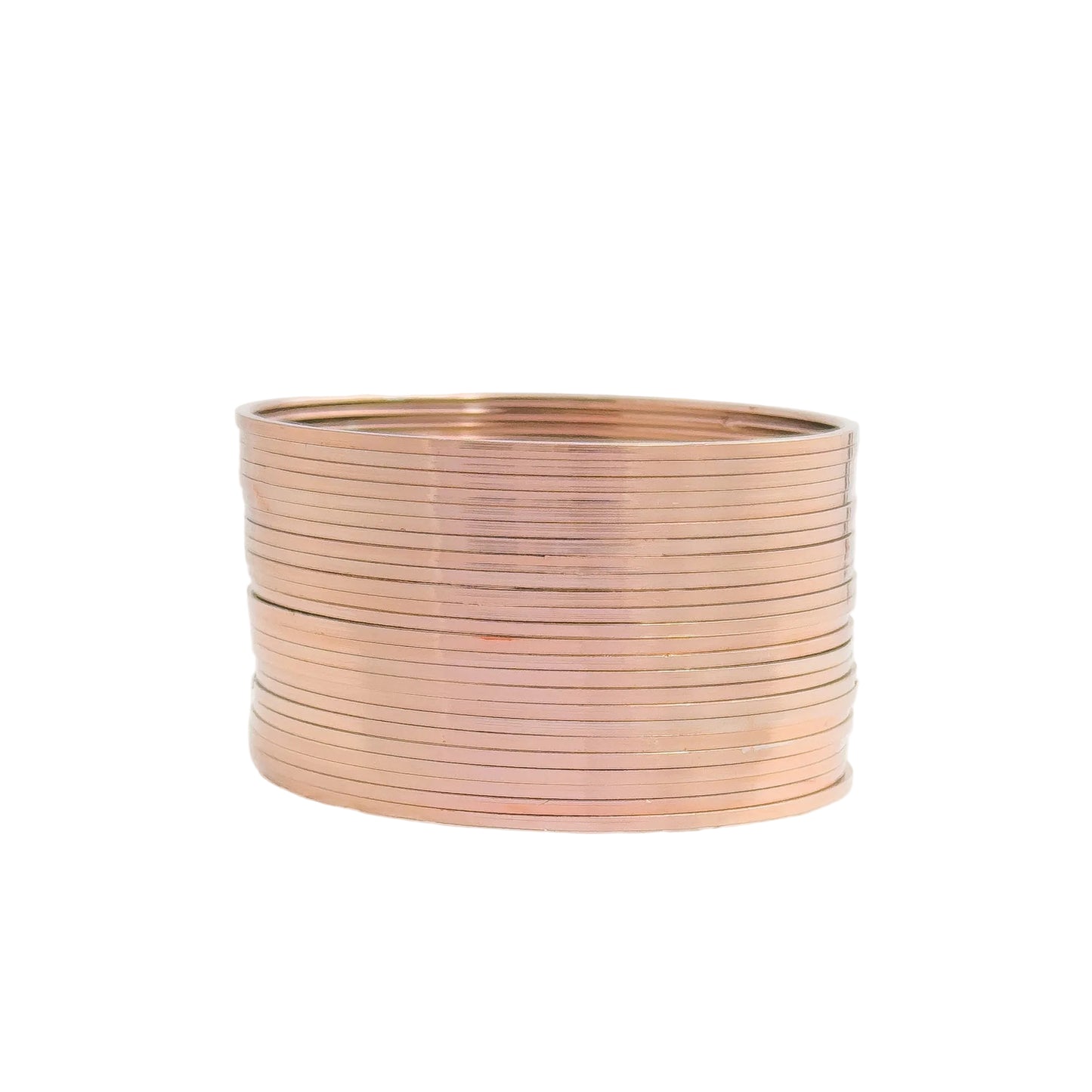 Plain Oxidized Finish Metal Bangles