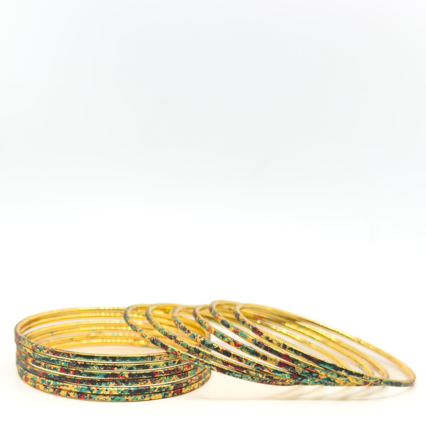 Printed Metal Bangle Sets