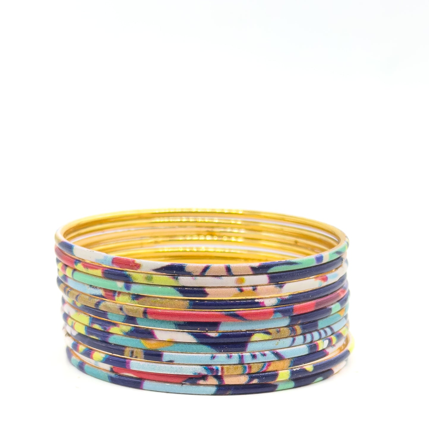 Printed Metal Bangle Sets