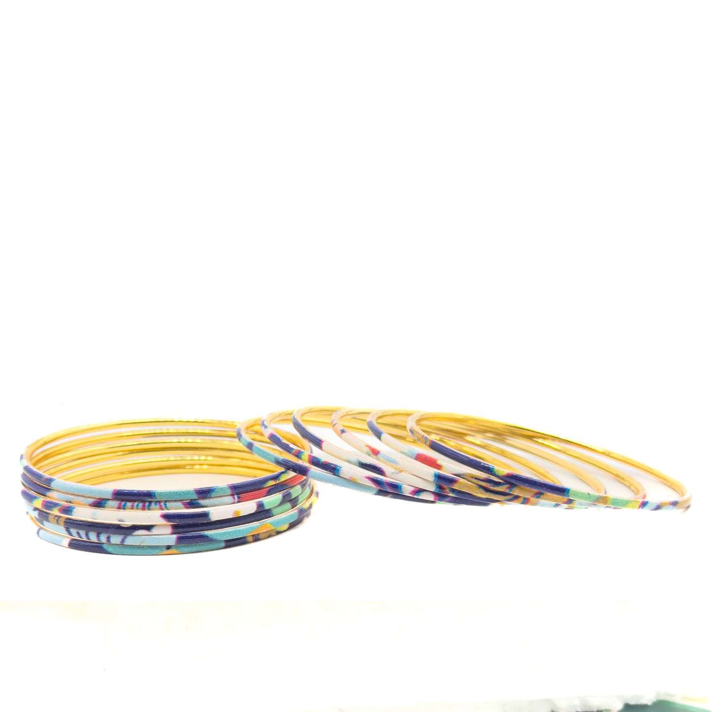 Printed Metal Bangle Sets