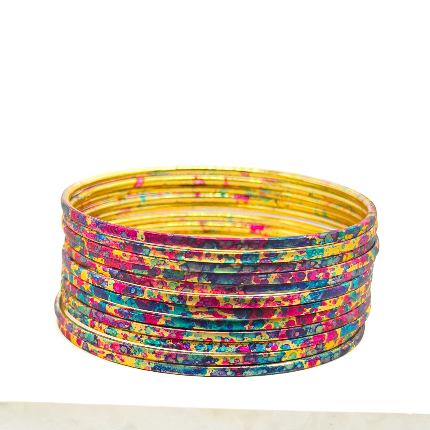 Printed Metal Bangle Sets
