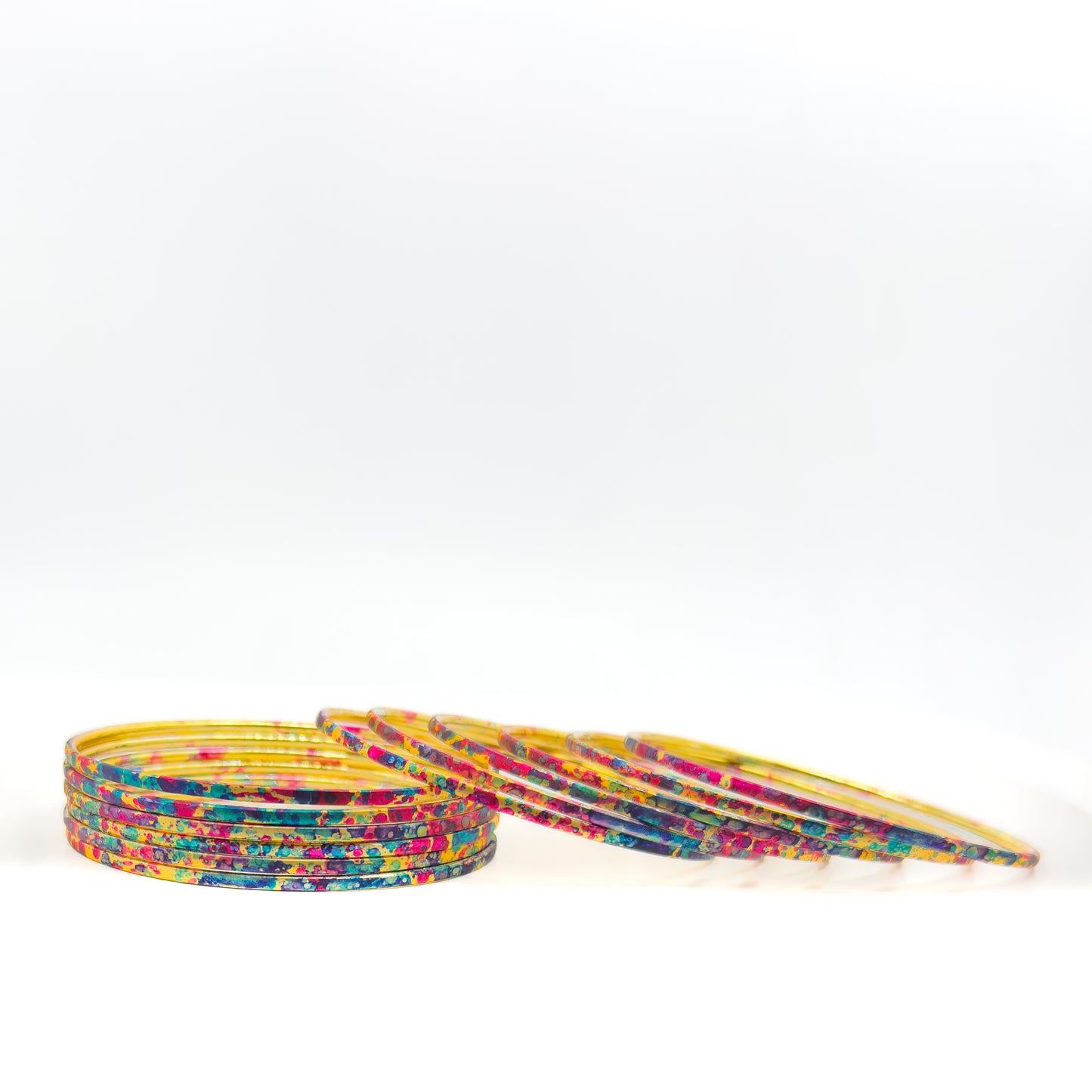 Printed Metal Bangle Sets