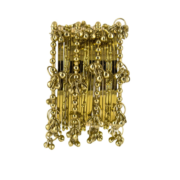 The "Viral Kashmiri" Antique Mega-Stack | Heavy Ghungroo Set