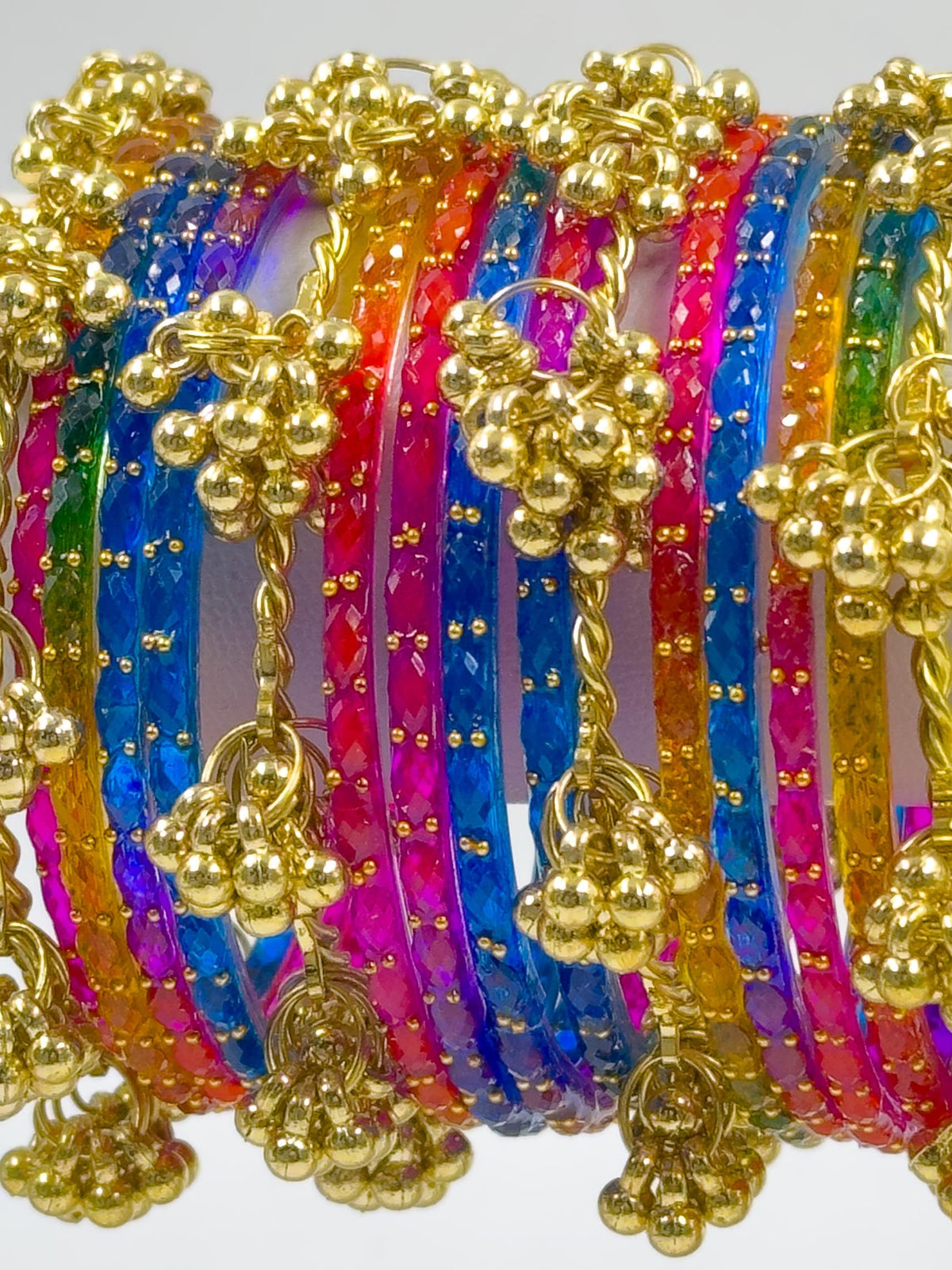 Jewel-tone chuda set