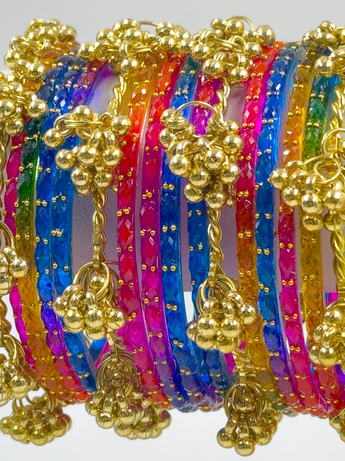 Jewel-tone chuda set