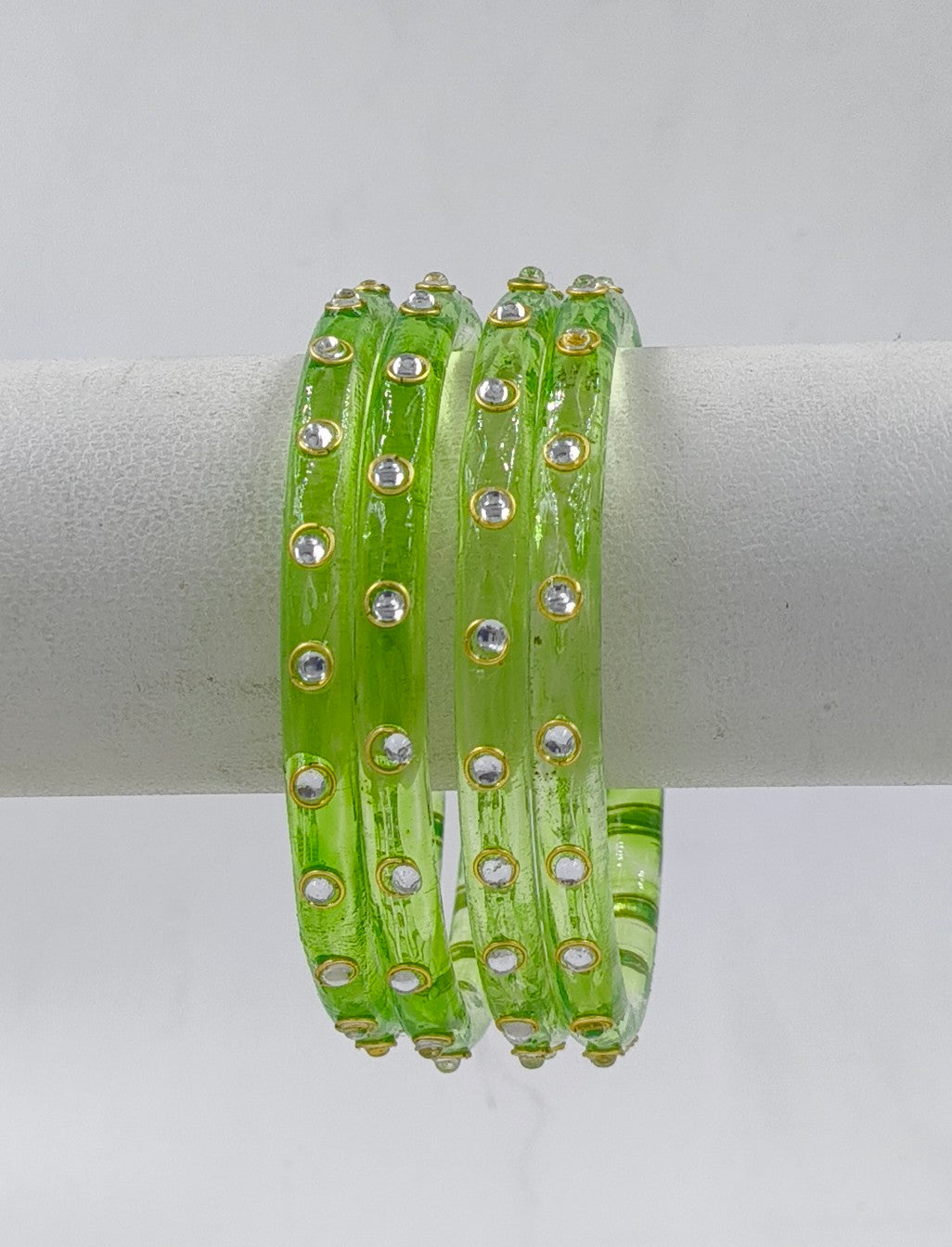 Parrot Green Kundan stone - view 3