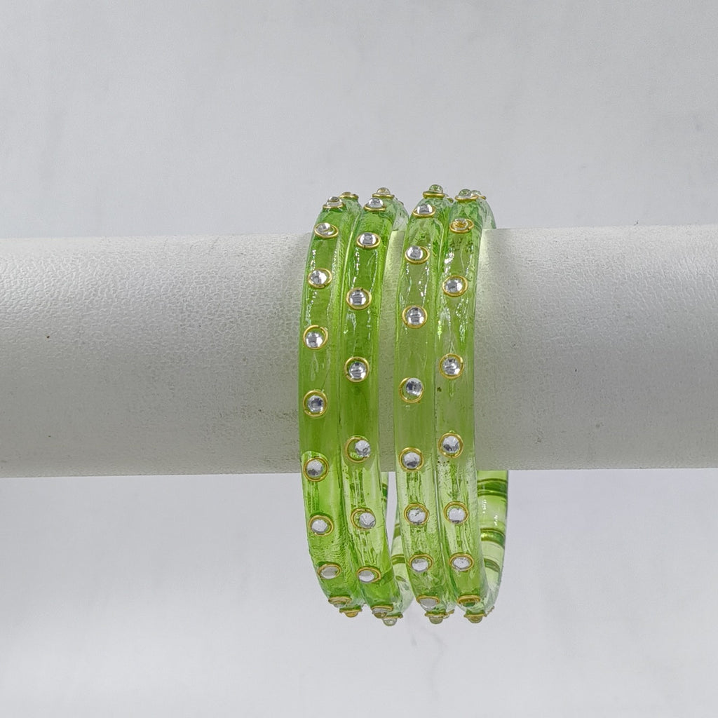 Parrot Green Kundan stone - view 1
