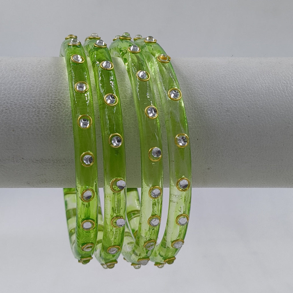 Parrot Green Kundan stone - view 2