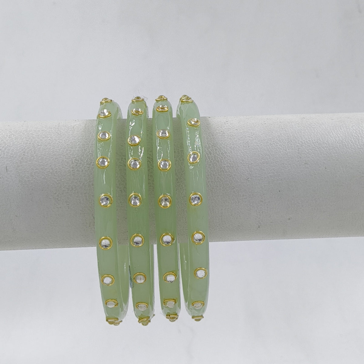 Mint Green Kundan stone - view 1